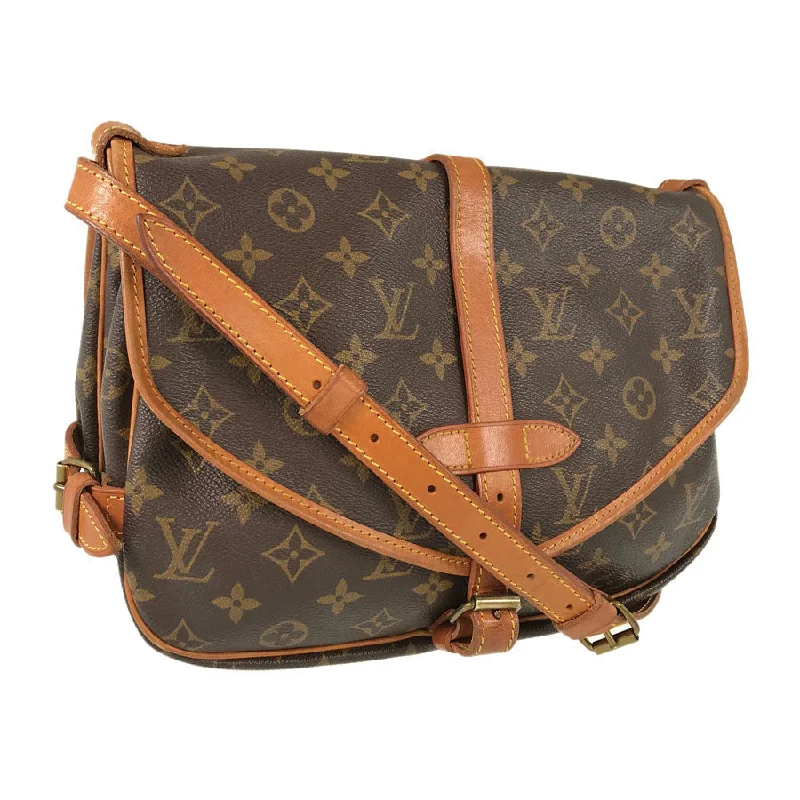 Louis Vuitton bags with a zippered interior pocket for better organizationLOUIS VUITTON Monogram Saumur 30 M42256 Shoulder bag