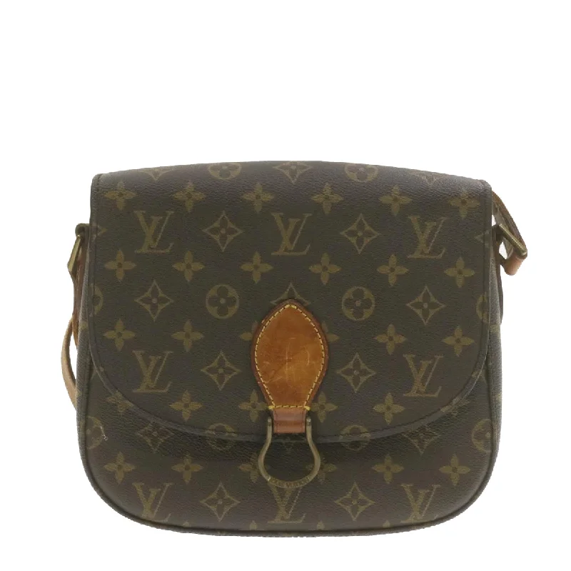 Ladies Louis Vuitton Capucines bags with a detachable shoulder strapLOUIS VUITTON Monogram Saint Cloud GM Shoulder Bag M51242 LV Auth am940g