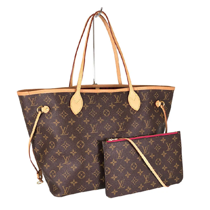 Louis Vuitton Petite Malle bags with a hard - shell structure for uniquenessLOUIS VUITTON Monogram Neverfull MM Tote Bag