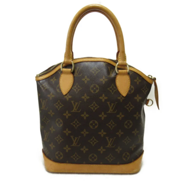 Louis Vuitton crossbody bags in a bold red color for a statementLOUIS VUITTON Lockit Brown Monogram PVC coated canvas M40102