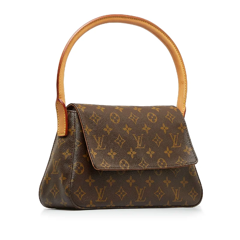 Louis Vuitton Twist bags with the iconic LV - turnlock closureLouis Vuitton Looping Mini Monogram Canvas