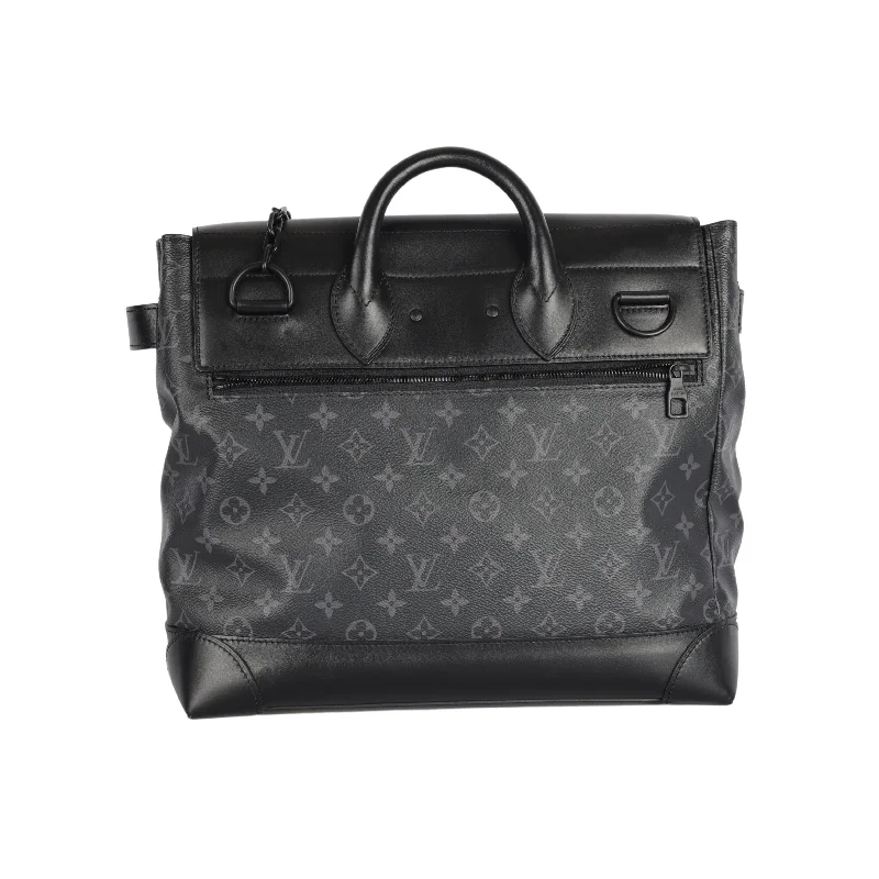 Louis Vuitton bags with a front - flap pocket for quick - access itemsLOUIS VUITTON Louis Vuitton Monogram Eclipse Steamer