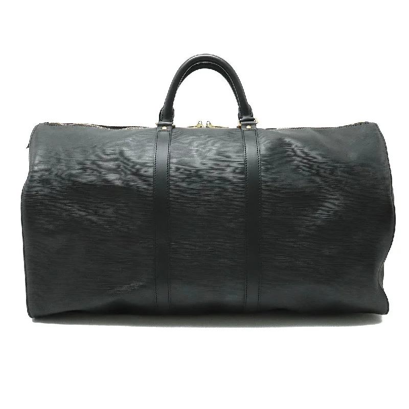 Louis Vuitton bags with a snap - button closure and a decorative charm for styleLOUIS VUITTON Louis Vuitton Epic Kypopur 55 Boston Bag Travel Bag Noir Black New M59142