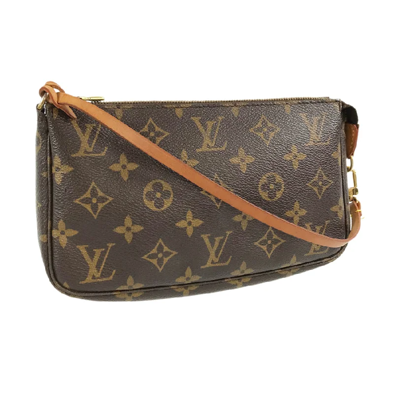 Louis Vuitton bags with a detachable mirror inside for on - the - go touch - upsLOUIS VUITTON Monogram Pochette Accessoires M51980 Pouch