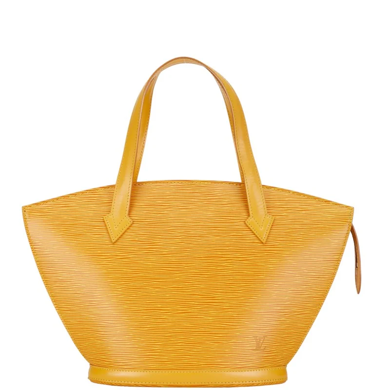 Louis Vuitton Alma bags with a detachable shoulder strap for versatilityLouis Vuitton Epi Saint Jacques Handbag M52279 Tasili Yellow Leather  Louis Vuitton