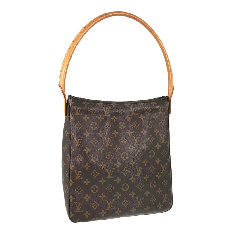 Louis Vuitton backpacks with a padded back panel for comfort during long - wearLOUIS VUITTON Monogram Looping GM M51145 Shoulder bag