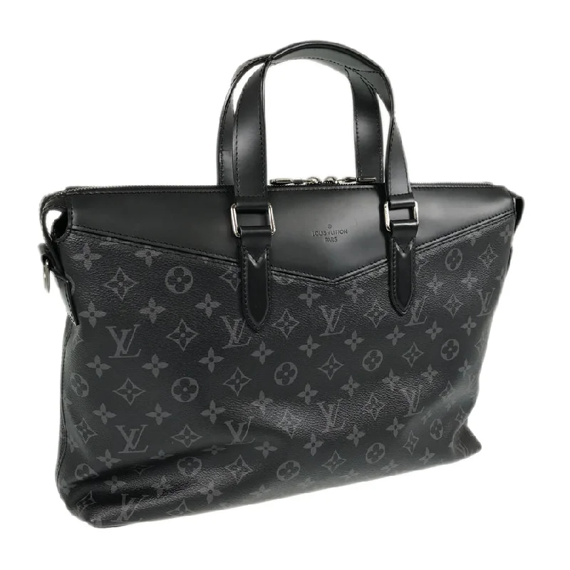 Louis Vuitton Twist bags with a snakeskin - effect panel for a bold lookLOUIS VUITTON Monogram Eclipse Briefcase Explorer Tote Bag