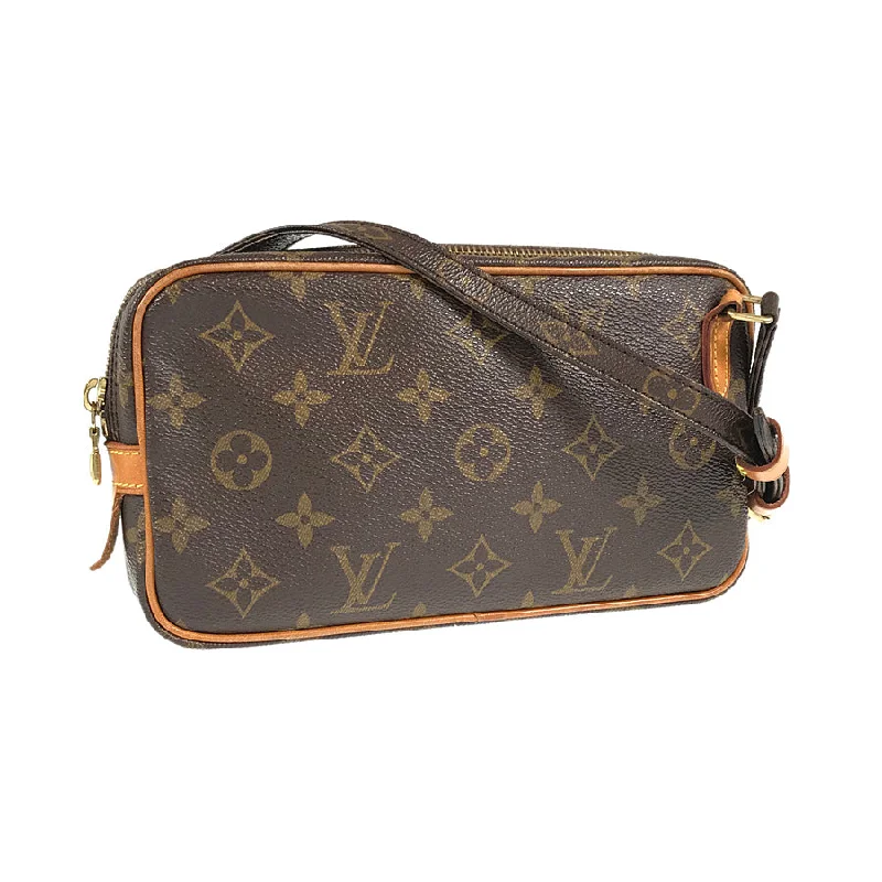 Louis Vuitton handbags with a back - zip pocket for storing valuablesLOUIS VUITTON Monogram Marly Bandriere M51828 Shoulder bag