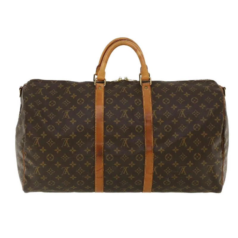 Louis Vuitton Alma bags with a detachable shoulder strap for versatilityLOUIS VUITTON Monogram Keepall Bandouliere 55 Boston Bag M41414 LV Auth 32935