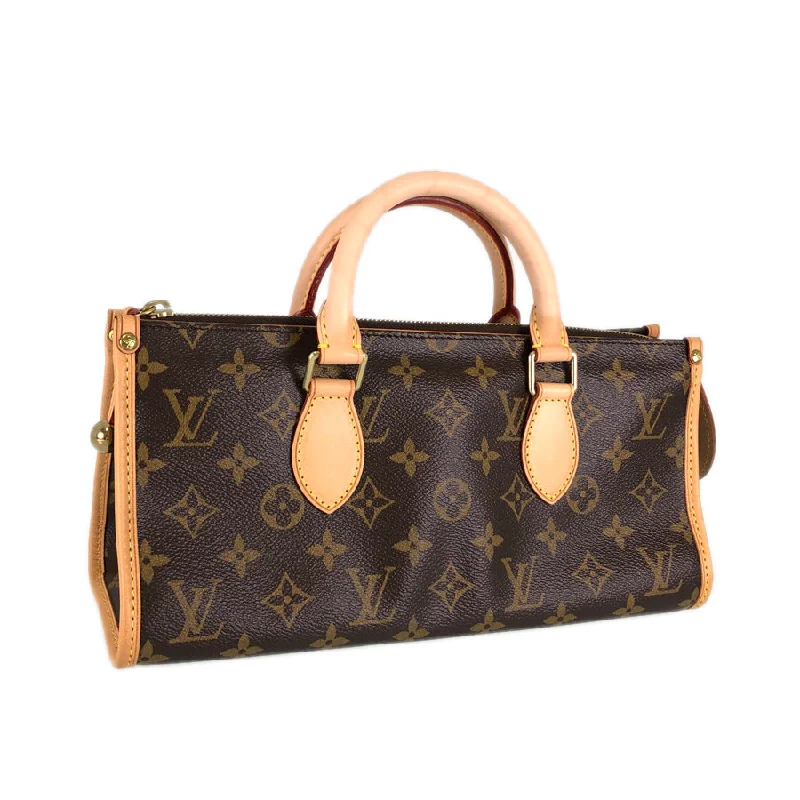 Louis Vuitton bags with a zip - around closure for enhanced securityLOUIS VUITTON Monogram Popancourt M40009 Hand bag