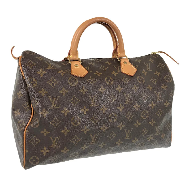 Louis Vuitton bags with a magnetic snap closure for easy accessLOUIS VUITTON Monogram Speedy 35 Handbag