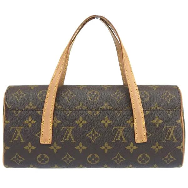 Ladies Louis Vuitton shoulder bags with a magnetic - closure flap for easeLOUIS VUITTON 2003 Made Cancas Monogram Sonatine Bronw