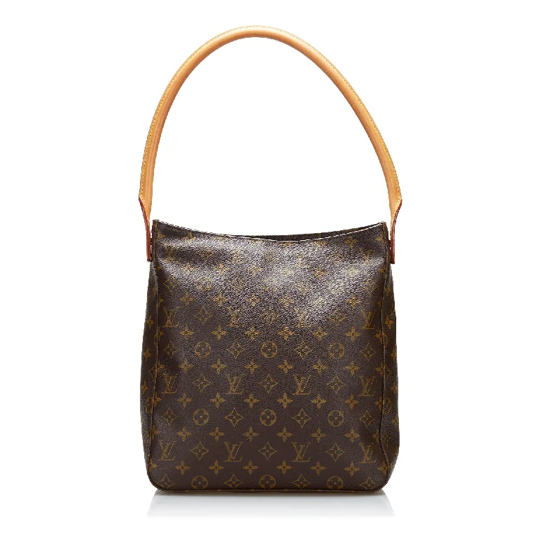 Louis Vuitton Twist bags with a contrast - colored interior for visual interestLouis Vuitton Looping GM Monogram Canvas