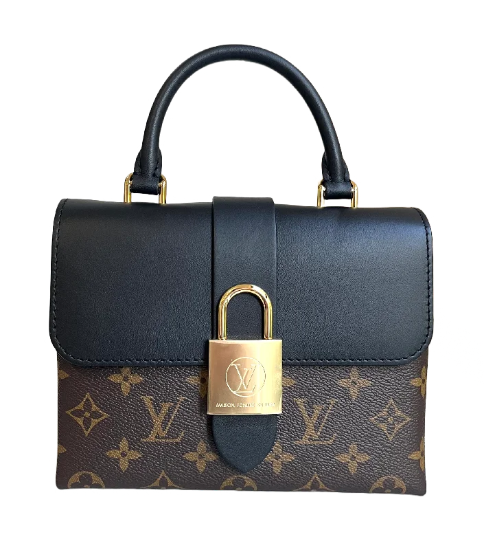 Louis Vuitton tote bags with a printed LV logo on the front for brand visibilityLouis Vuitton Locky BB Monogram