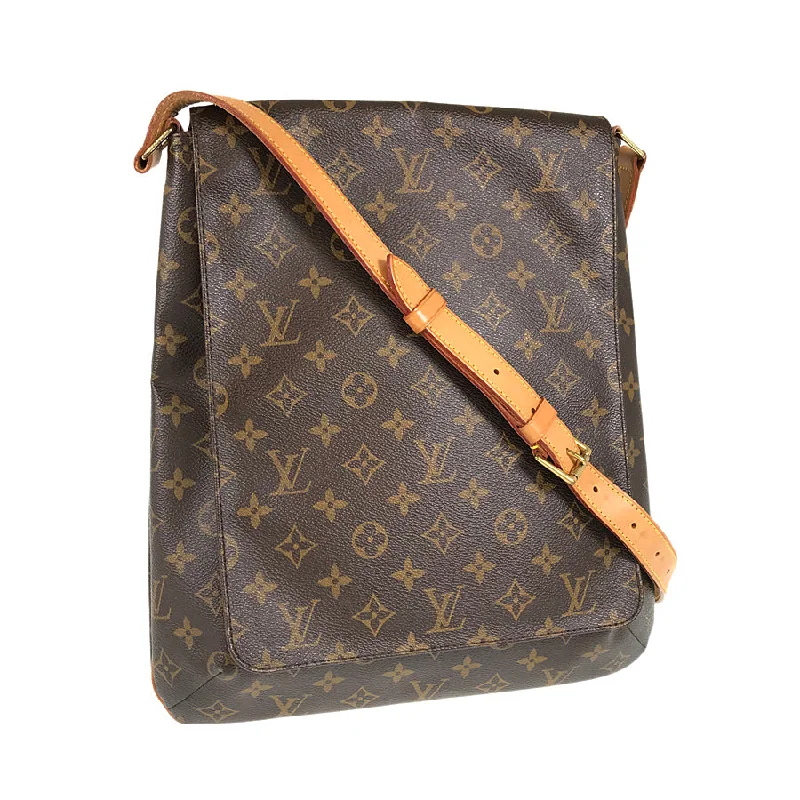 Ladies Louis Vuitton Petite Malle bags with a star - shaped charm for cutenessLOUIS VUITTON Monogram Muset M51256 Shoulder bag