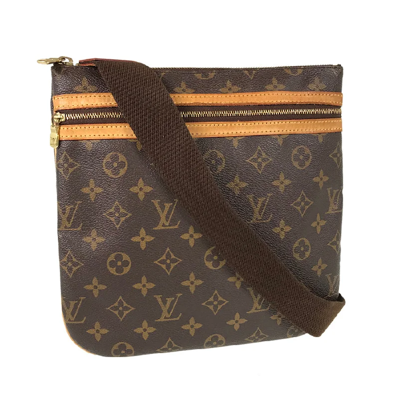 Louis Vuitton handbags with a metal - framed clasp for durabilityLOUIS VUITTON Monogram Pochette Bosphore M40044 Shoulder bag