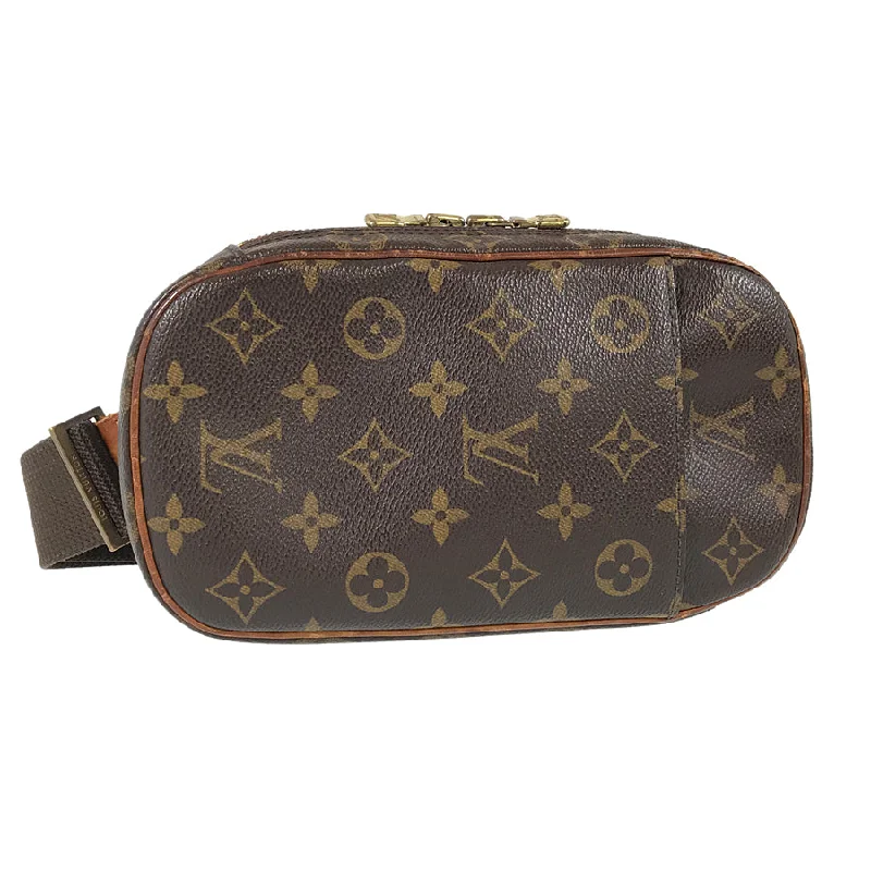 Louis Vuitton backpacks with a padded back panel for comfort during long - wearLOUIS VUITTON Monogram Pochette Gange M51870 Sling bag