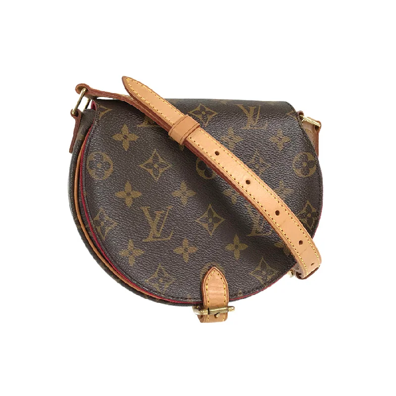 Louis Vuitton handbags with a patent - leather finish for a shiny lookLOUIS VUITTON Monogram Tamburan M51179 Shoulder bag