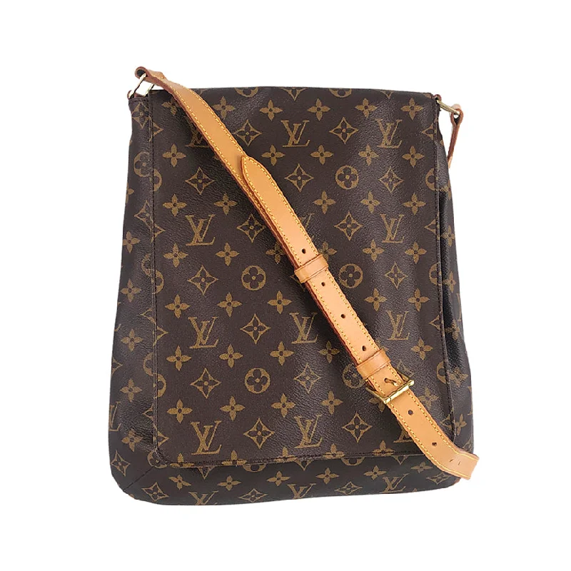 Ladies Louis Vuitton shoulder bags with a tassel decoration for charmLOUIS VUITTON Monogram Muset M51256 Shoulder bag