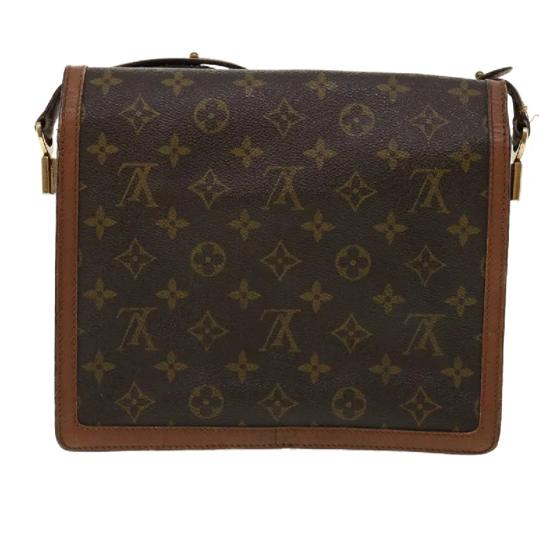 Louis Vuitton Petite Malle bags with a hard - shell structure for uniquenessLOUIS VUITTON Monogram Raspail Shoulder Bag M51372 LV Auth 32833