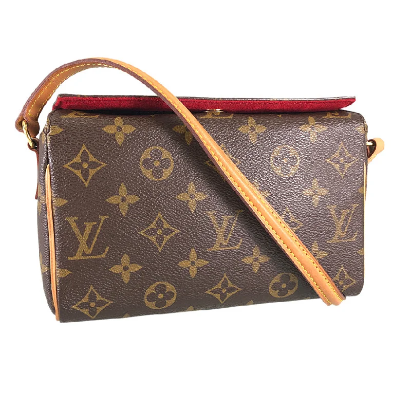 Louis Vuitton backpacks with a hidden back pocket for securityLOUIS VUITTON Monogram recital M51900 Party bag