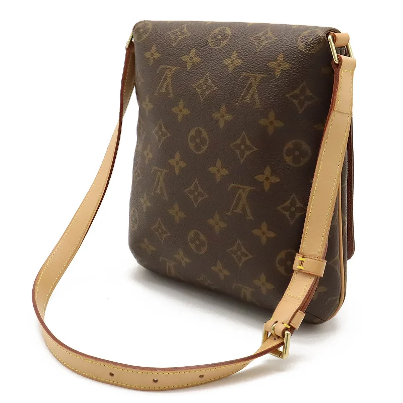 Ladies Louis Vuitton shoulder bags with a tassel decoration for charmLouis Vuitton Louis Vuitton Monogram Muset Salsa Shelter Bag Semi-Solder One-Solder Short Shelter M51258