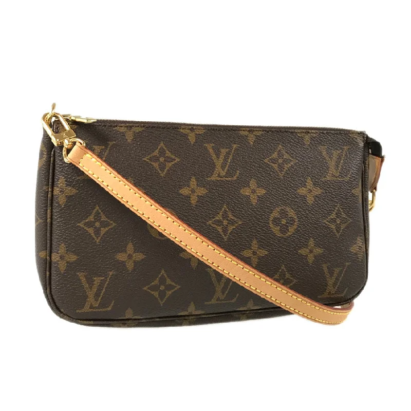 Louis Vuitton Alma bags with a monogram - embossed leather surfaceLOUIS VUITTON Monogram Pochette Accessoires M51980 Pouch