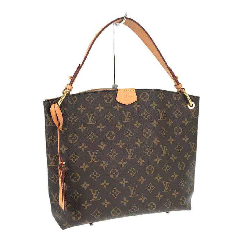 Louis Vuitton crossbody bags in a bold red color for a statementLOUIS VUITTON Monogram Graceful PM one belt Shoulder Bag