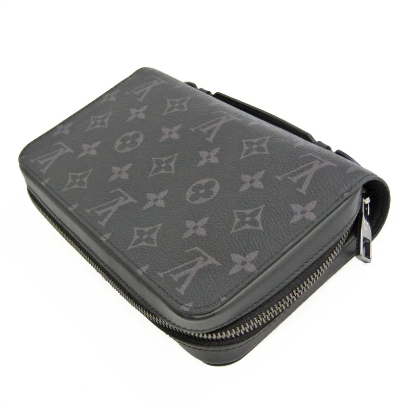 Louis Vuitton Alma bags with a leather - wrapped handle for a luxurious feelLOUIS VUITTON Monogram Eclipse Zippy XL M61698 Men's Monogram Eclipse Long Wallet [bi-fold] Monogram Eclipse