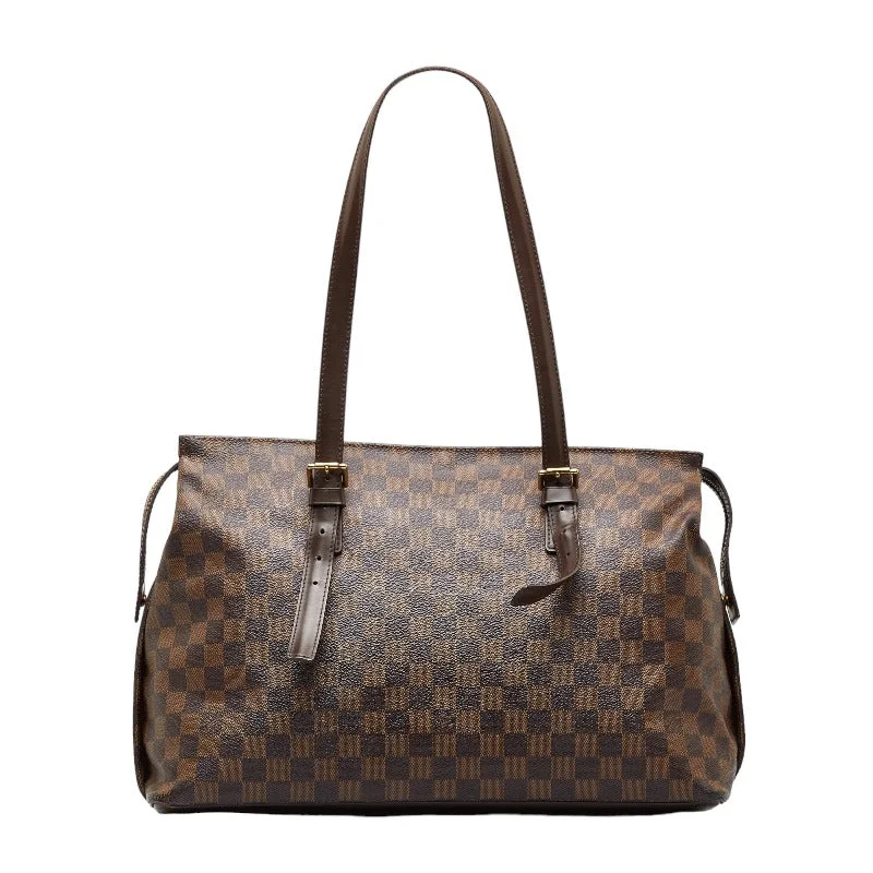 Louis Vuitton backpacks with a padded laptop compartment for travelLouis Vuitton Louis Vuitton Damière N51119 Toast Bag PVC/Leather Brown