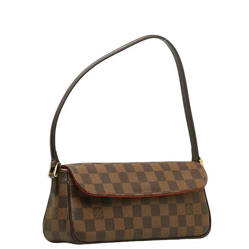 Louis Vuitton tote bags with a spacious interior and multiple pocketsLouis Vuitton Louis Vuitton Damière N51299 Leather Shoulder Bag  Brown Lady's Ship