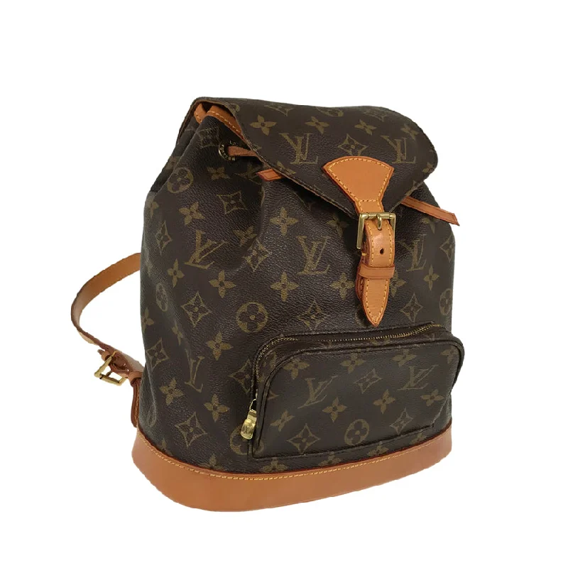 Louis Vuitton backpacks with a padded laptop compartment for travelLOUIS VUITTON Monogram Mini Montsouris Backpack Backpack