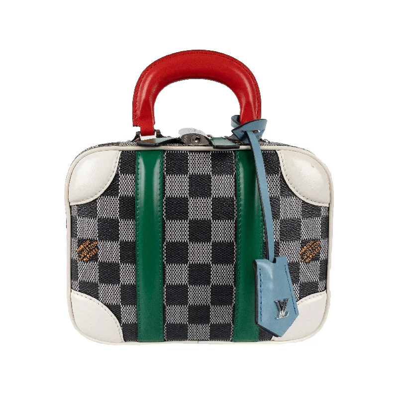 Louis Vuitton bags with a front - zip pocket for small items like keysLOUIS VUITTON Louis Vuitton Mini Luggage Damier BB Handbag