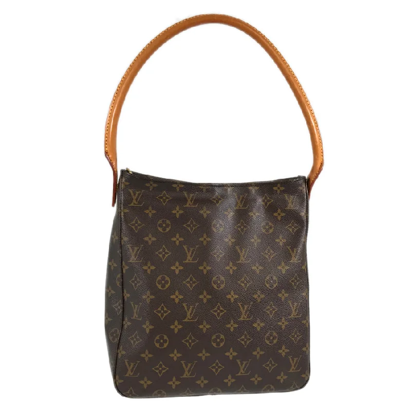 Ladies Louis Vuitton handbags with a detachable coin purse insideLOUIS VUITTON Monogram looping GM M51145 Shoulder bag