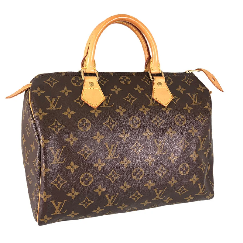 Louis Vuitton bags with a front - zip pocket for small items like keysLOUIS VUITTON Monogram Speedy 30 Handbag