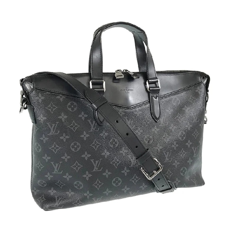 Louis Vuitton bags with a front - zip pocket for small items like keysLOUIS VUITTON Monogram Eclipse Briefcase Explorer Briefcase