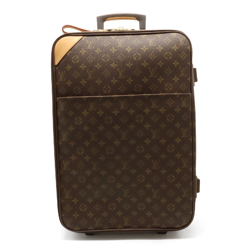 Louis Vuitton backpacks with a multi - pocket organization for functionalityLOUIS VUITTON Louis Vuitton Monogram Pegasus 60 Carrying Bag Carrying Bag Travel Bag M23250 with Castor