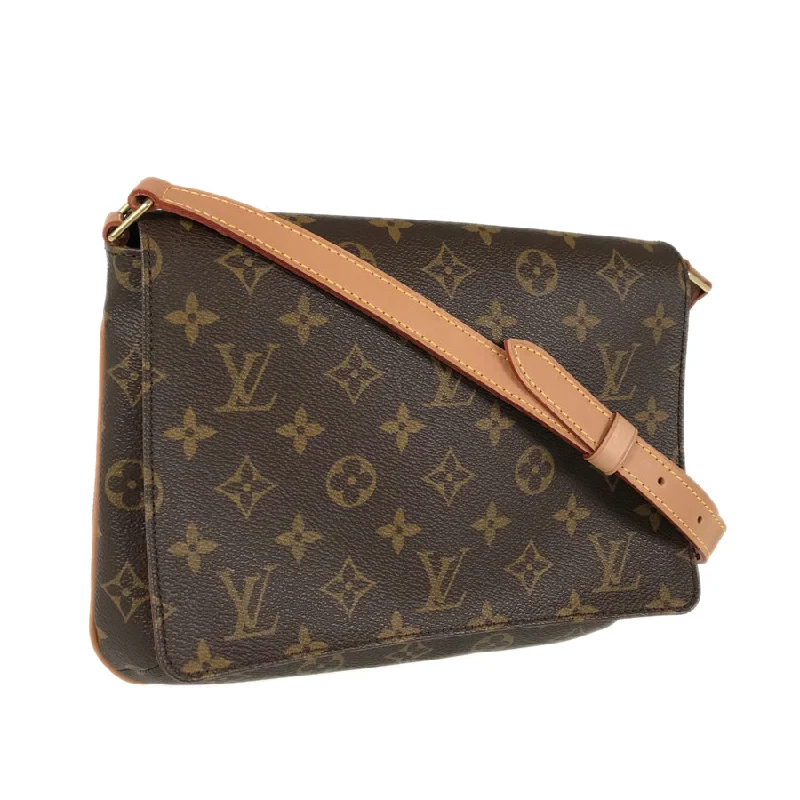 Louis Vuitton handbags with a beaded trim for a touch of glamourLOUIS VUITTON Monogram Musette Tango Long M51388 Shoulder bag