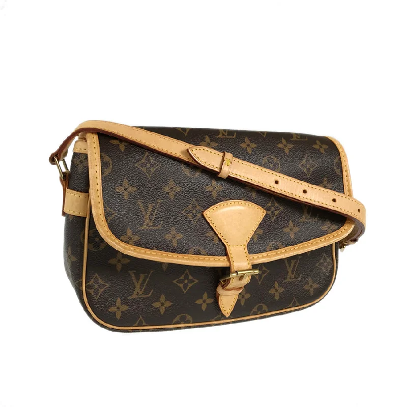 Louis Vuitton crossbody bags in a bold red color for a statementLOUIS VUITTON Monogram Sologne Shoulder Bag