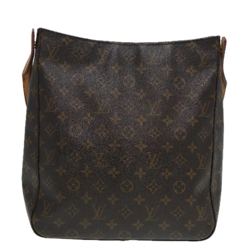 Louis Vuitton handbags with a back - zip pocket for storing valuablesLOUIS VUITTON Looping GM Shoulder Bag