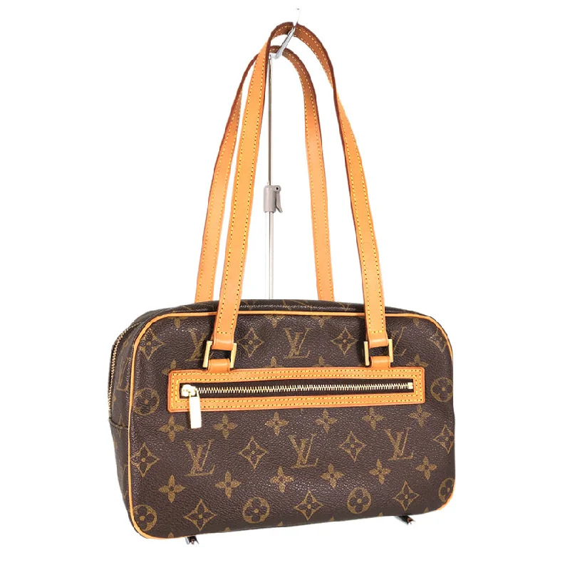 Small - sized Louis Vuitton Pochette Metis bags for a compact carryLOUIS VUITTON Monogram Cite MM Shoulder Bag