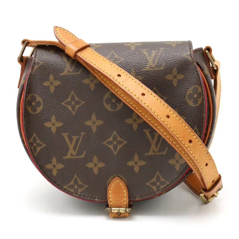 Louis Vuitton bags with a snap - button closure and a decorative charm for styleLouis Vuitton Louis Vuitton Monogram Tomblan Shoulder Bag Pulled Shoulder Poschet M51179