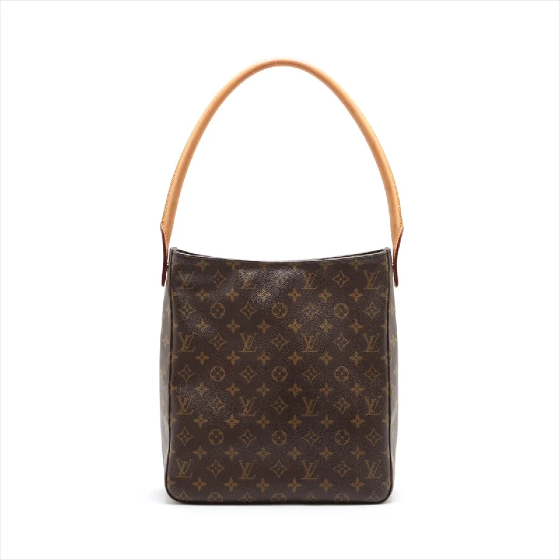 Louis Vuitton Alma bags with a monogram - embossed leather surfaceLOUIS VUITTON Looping GM in Monogram M51145