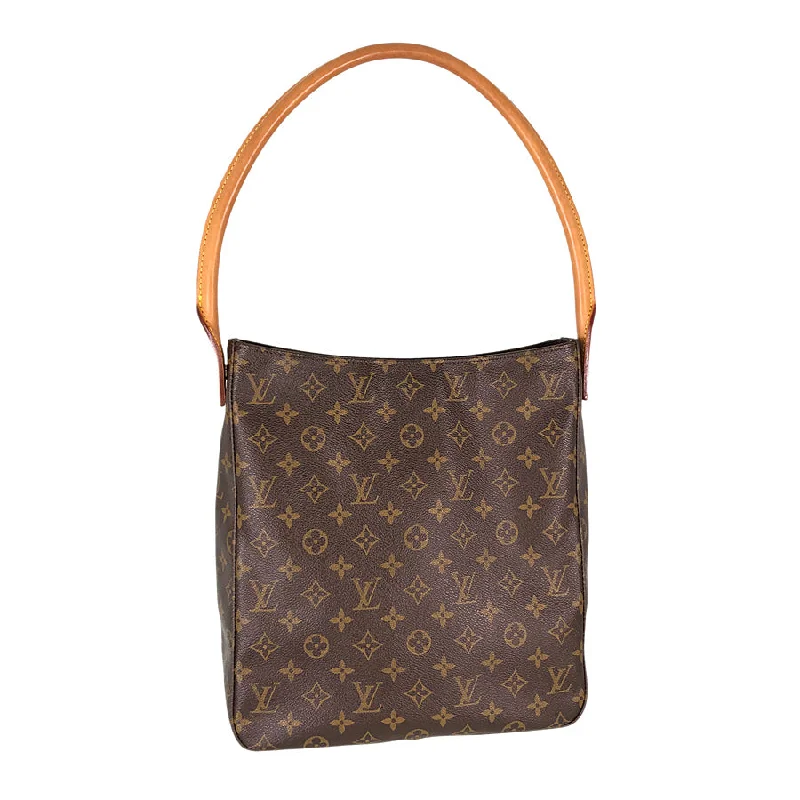 Small - sized Louis Vuitton Pochette Metis bags for a compact carryLOUIS VUITTON Monogram looping GM Shoulder Bag