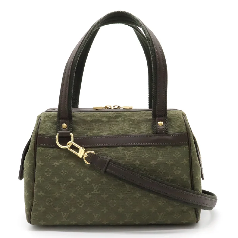 Louis Vuitton handbags with a back - zip pocket for storing valuablesLouis Vuitton Louis Vuitton Monogram Mini Josephine PM Handbag 2WAY Shoulder Bag Leather TST Carry M92415