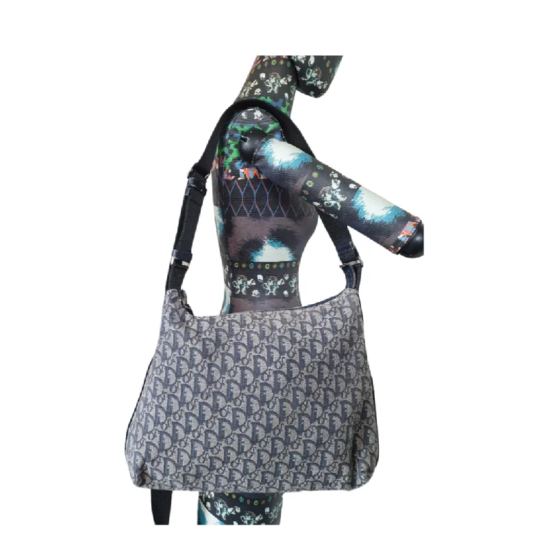 Christian Dior tote bags with a printed Dior logo on the frontDior vintage cloth crossbody bag