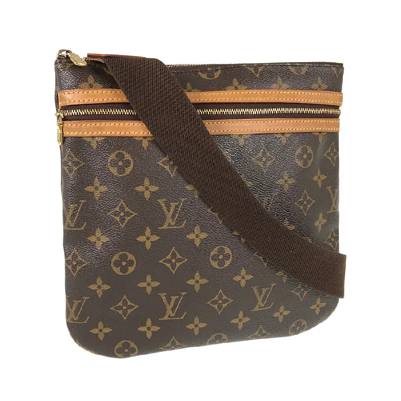 Ladies Louis Vuitton handbags with a detachable coin purse insideLOUIS VUITTON Monogram Pochette Bosphore Shoulder Bag