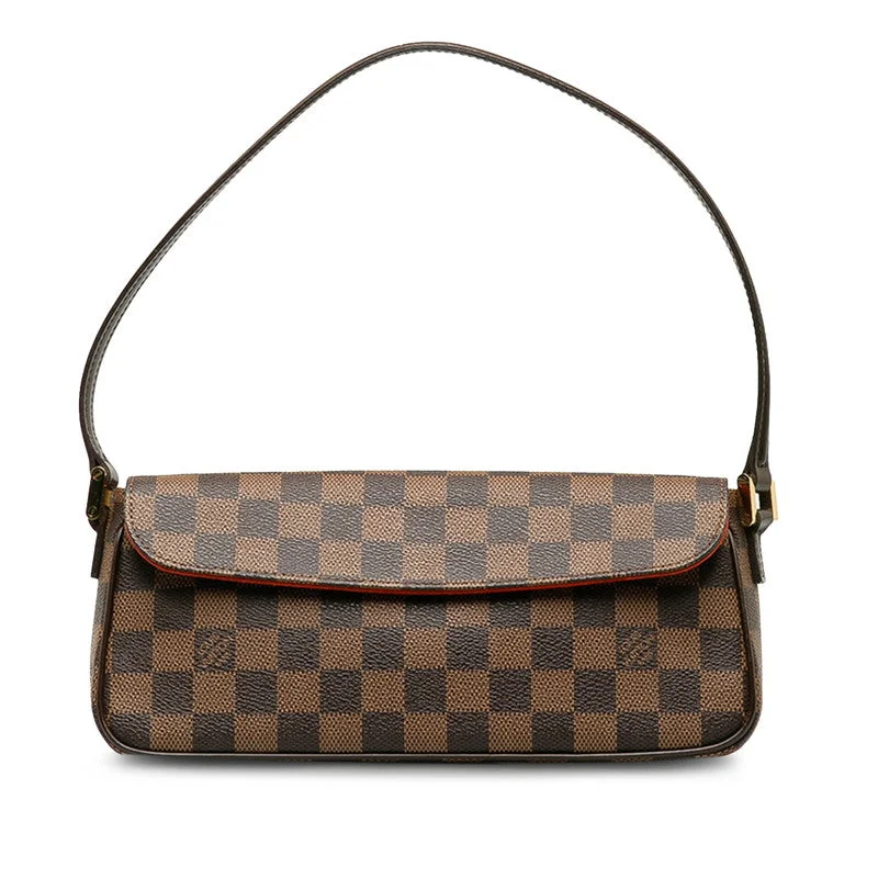 Louis Vuitton bags with a magnetic snap closure for easy accessLouis Vuitton Louis Vuitton Damière N51299 PVC/Leather Shoulder Bag Evan Brown 's Ship