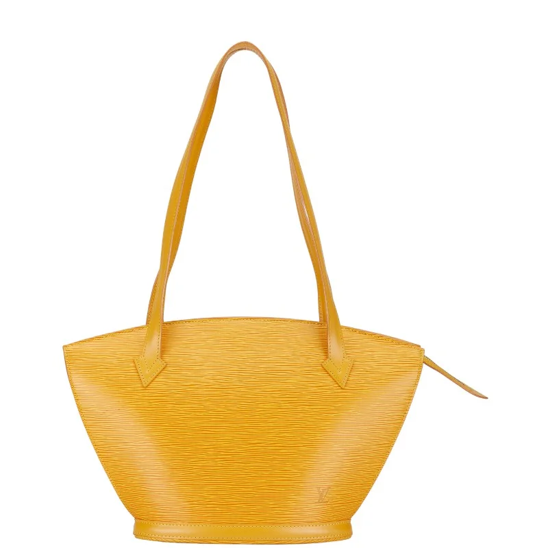 Louis Vuitton backpacks with a sleek, minimalist design for styleLouis Vuitton Epi Saint Jacques Long Handbag M52339 Tasili Yellow Leather  Louis Vuitton