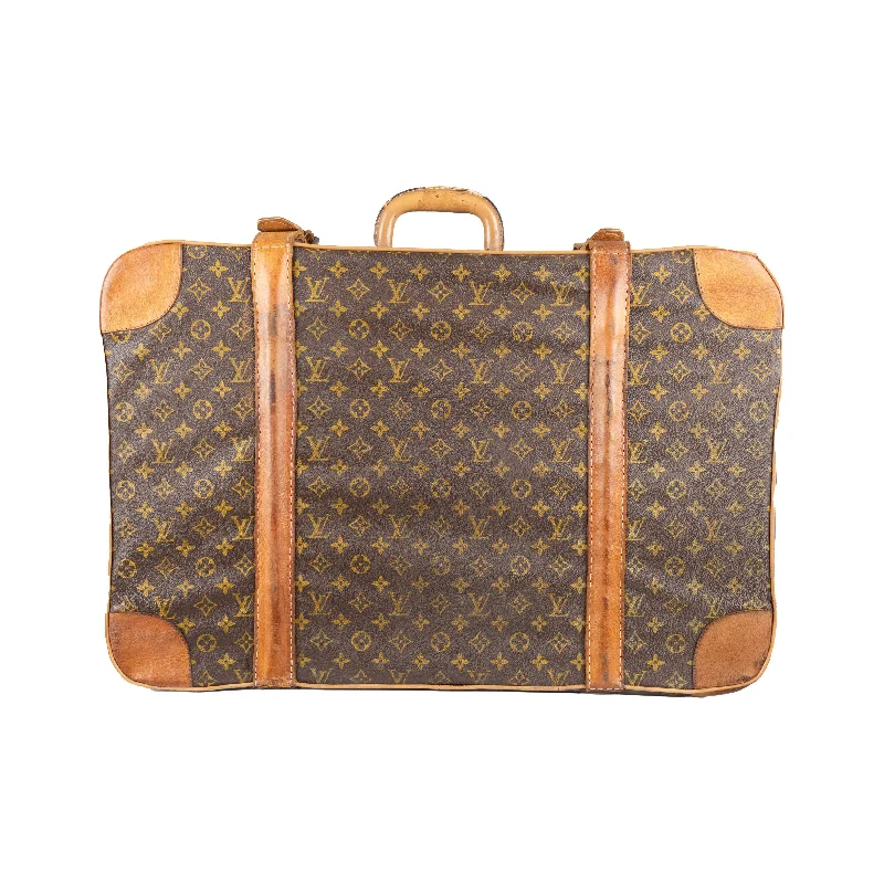 Louis Vuitton bags with a front - zip pocket for small items like keysLOUIS VUITTON Louis Vuitton Monogram Stratos 60 Travel Bag